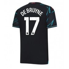 Manchester City Kevin De Bruyne #17 Tredje Tröja 2023-24 Korta ärmar